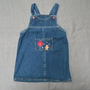 GIRL’S BUSTER BROWN DENIM JUMPER~SZ 5